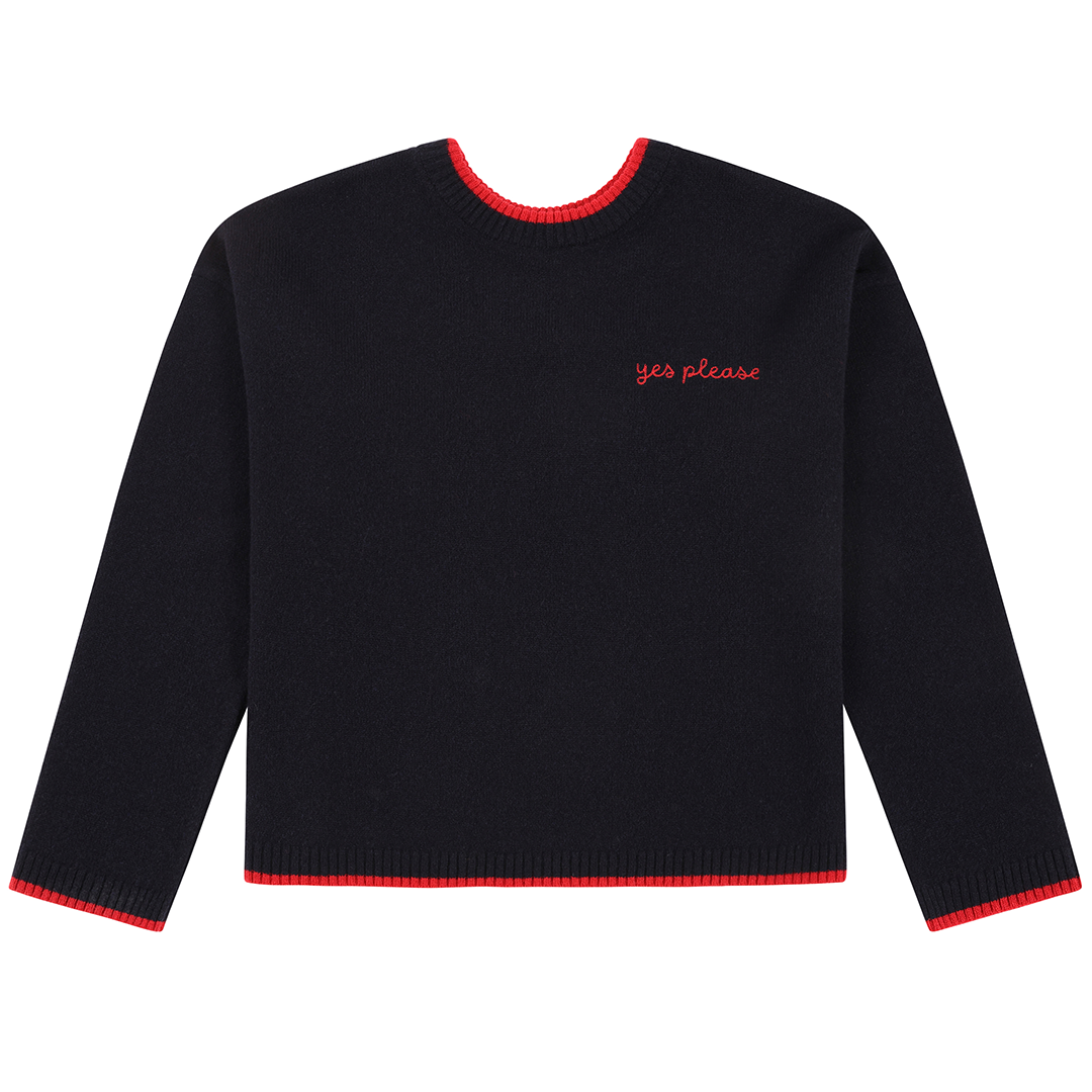 Kate Hiscox X Black & Beech Yes No Jumper