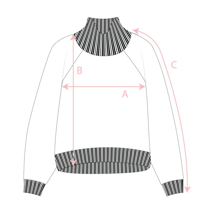 Do No Harm Take No Shit Merino Funnel Jumper in Anthracite