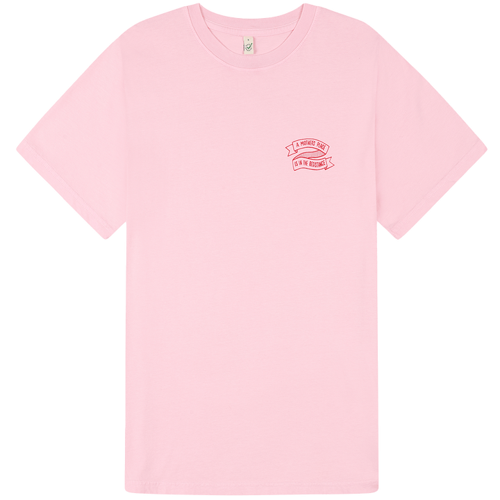 A Mother's Place is in the Resistance Pink T-Shirt T-shirts Black & Beech