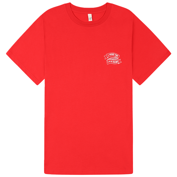 A Mother's Place is in the Resistance Red T-Shirt T-shirts Black & Beech