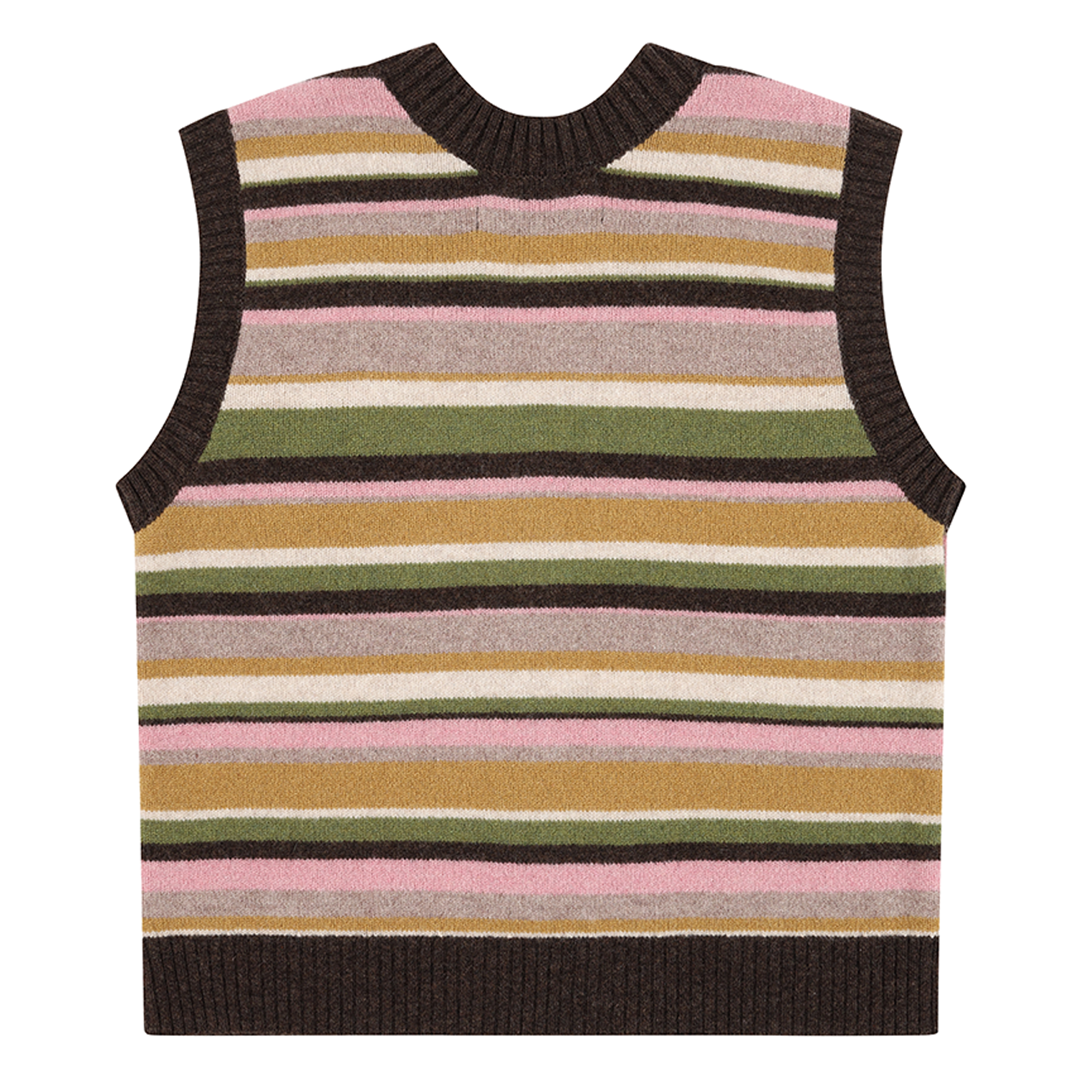 *PRE ORDER* Fairisle Lambswool Waistcoat in Cocoa