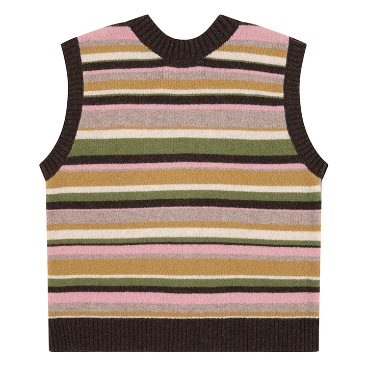 *PRE ORDER* Fairisle Lambswool Waistcoat in Cocoa