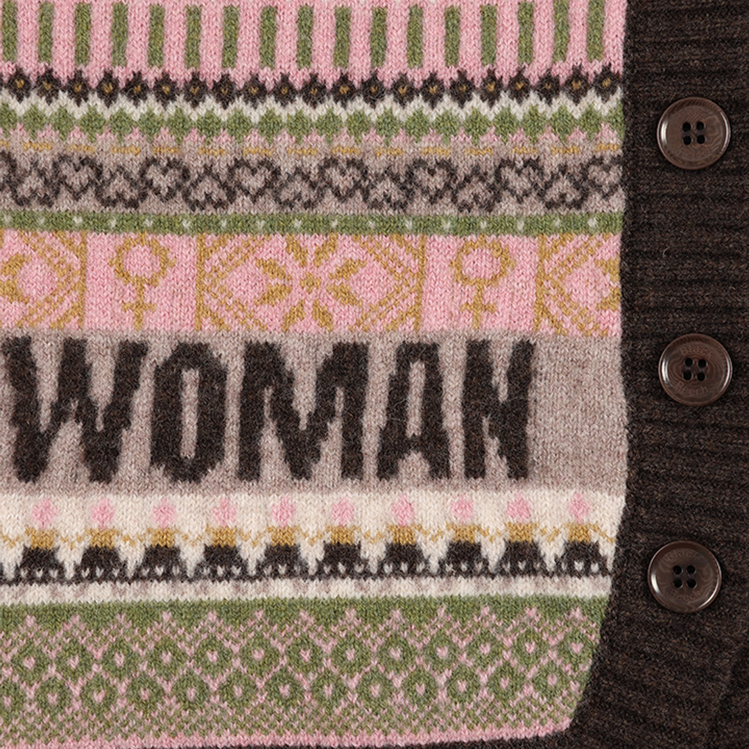 *PRE ORDER* Fairisle Lambswool Waistcoat in Cocoa