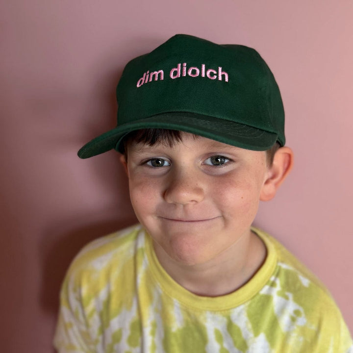 Dim Diolch Kids Baseball Cap baseball cap Black & Beech