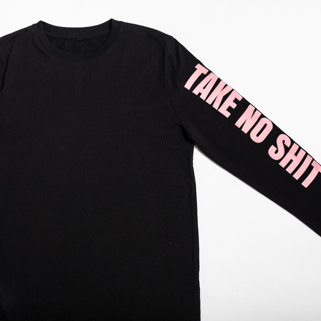 Do No Harm Take No Shit L/S Tee T-shirts Black & Beech