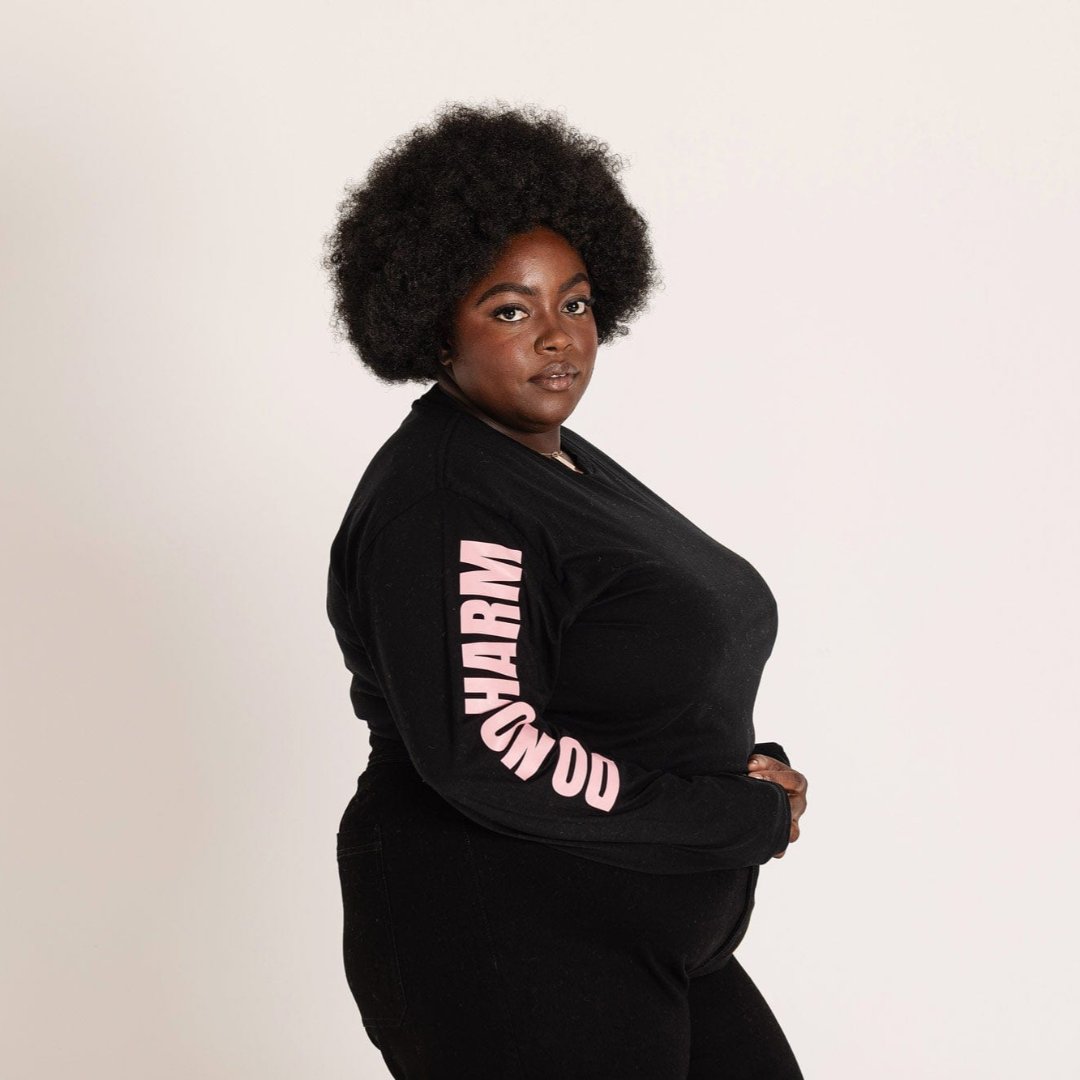Do No Harm Take No Shit L/S Tee T-shirts Black & Beech
