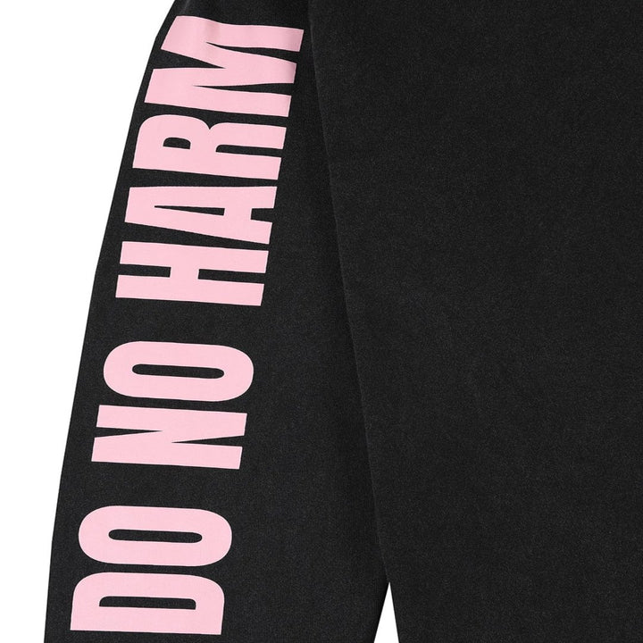 Do No Harm Take No Shit Long Sleeve T-shirt T-shirts Black & Beech