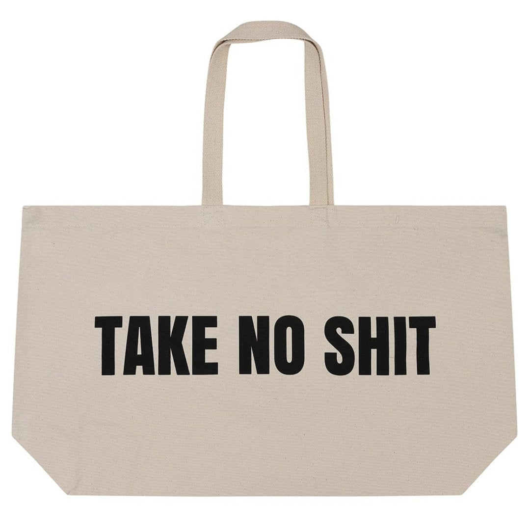 Do No Harm Take No Shit Massive Tote Bag Bags Black & Beech