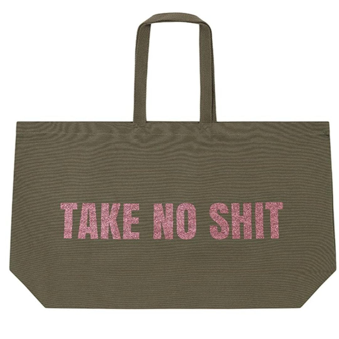 Do No Harm Take No Shit Massive Tote Bag Bags Black & Beech