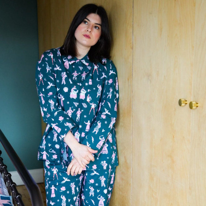 Iconic Women Pyjamas Pyjama Sets Black & Beech