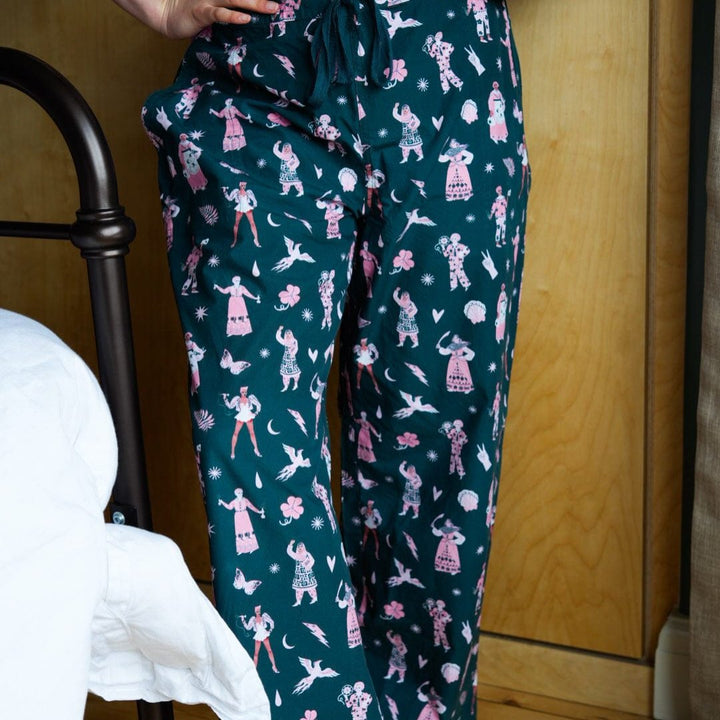 Iconic Women Pyjamas Pyjama Sets Black & Beech