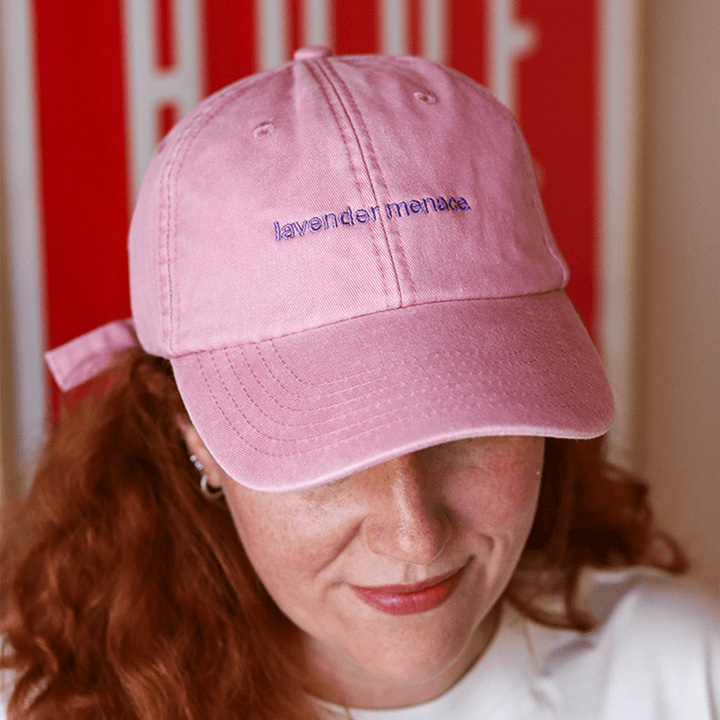 Lavender Menace Baseball Cap baseball cap Black & Beech