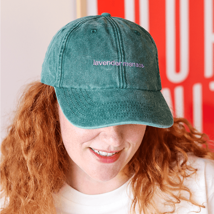 Lavender Menace Baseball Cap baseball cap Black & Beech