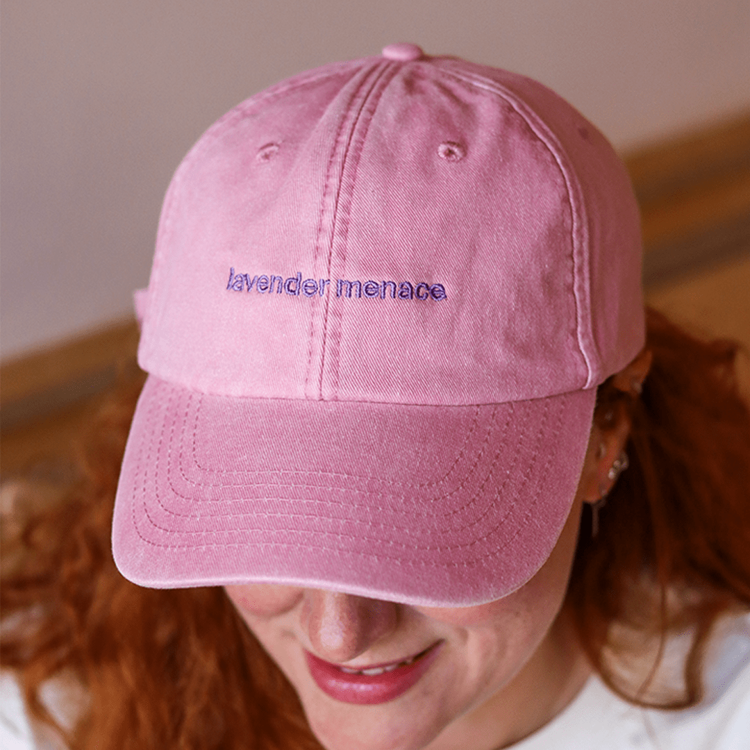 Lavender Menace Baseball Cap baseball cap Black & Beech