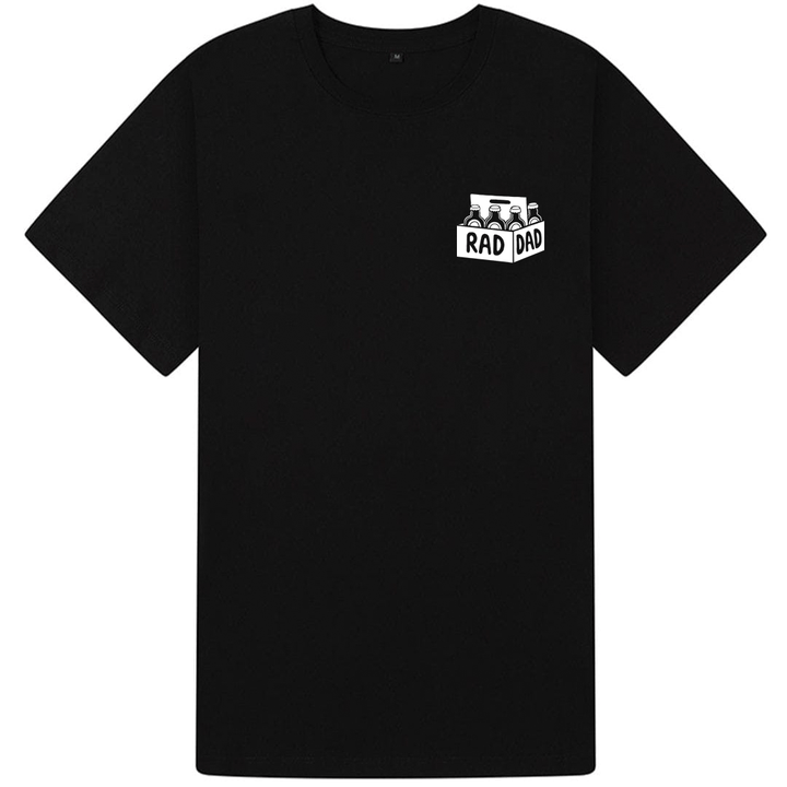 RAD DAD Beer T-Shirt In Black Men's T-Shirts Black & Beech
