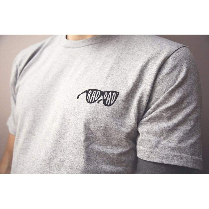 RAD DAD Cycles Grey T-Shirt Men's T-Shirts Black & Beech