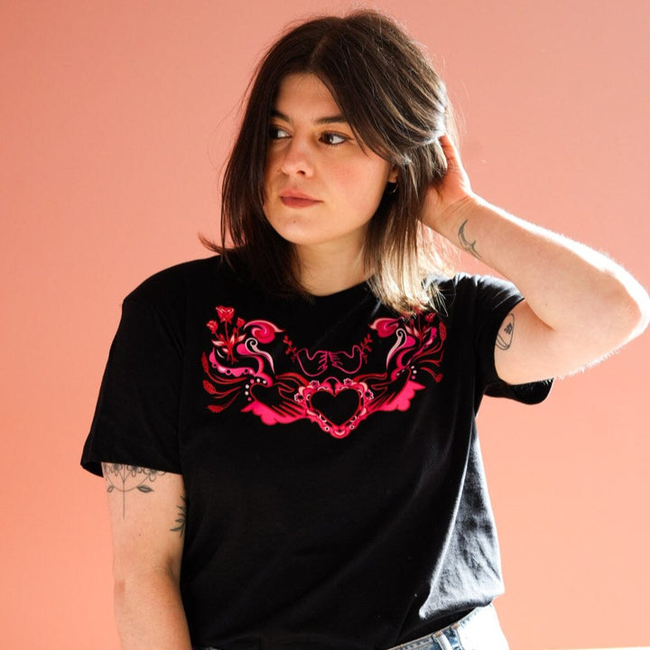 Revolution Begins at Home T-Shirt Black T-shirts Black & Beech