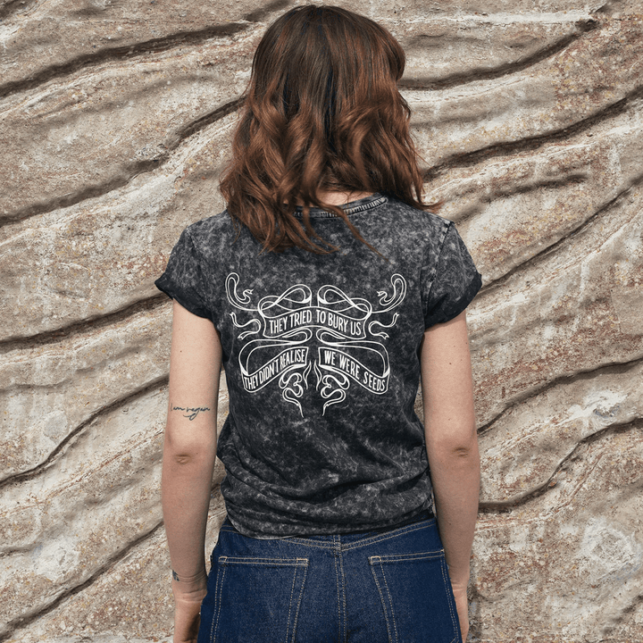 They Tried to Bury Us Acid Black T-Shirt T-shirts Black & Beech
