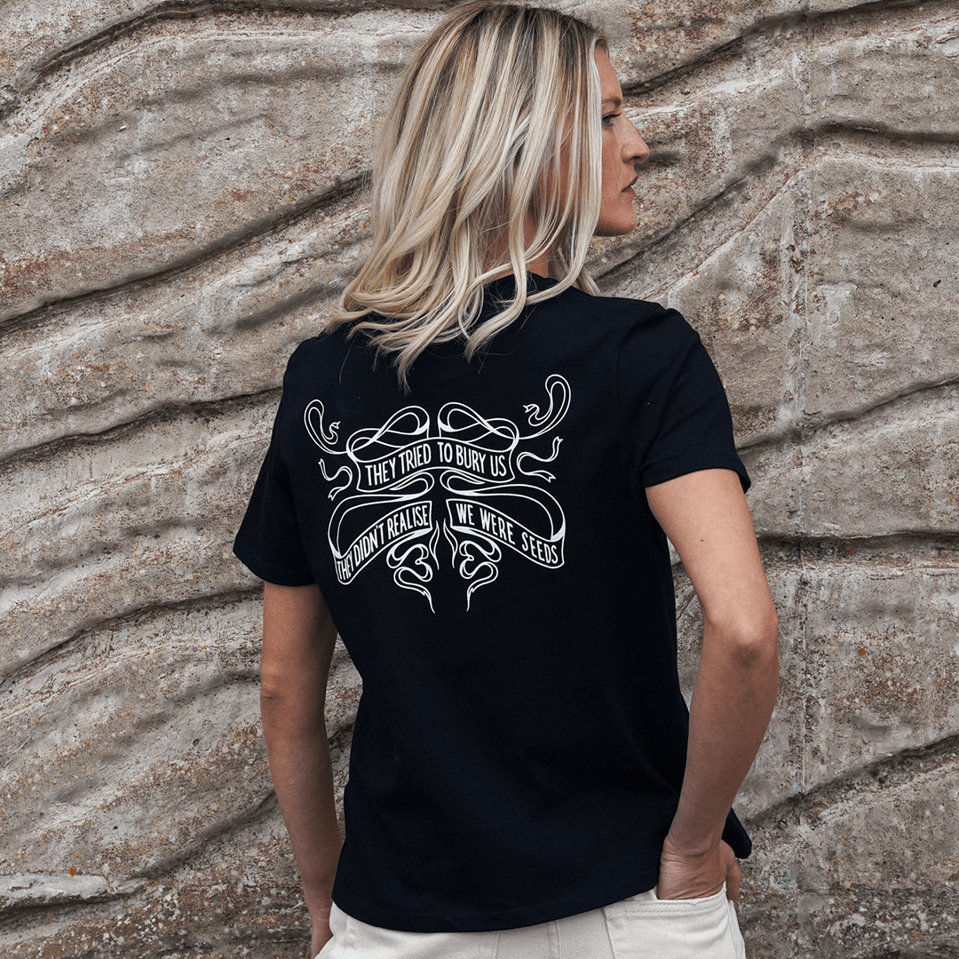 They Tried to Bury Us Black T-Shirt T-shirts Black & Beech