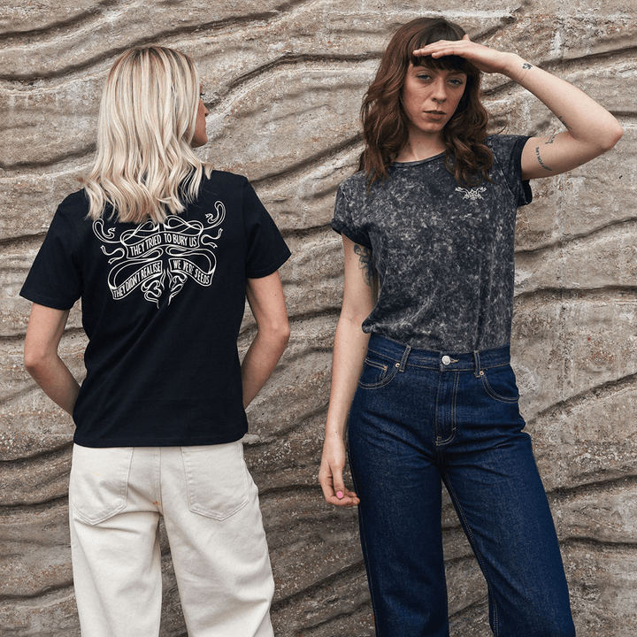 They Tried to Bury Us Black T-Shirt T-shirts Black & Beech
