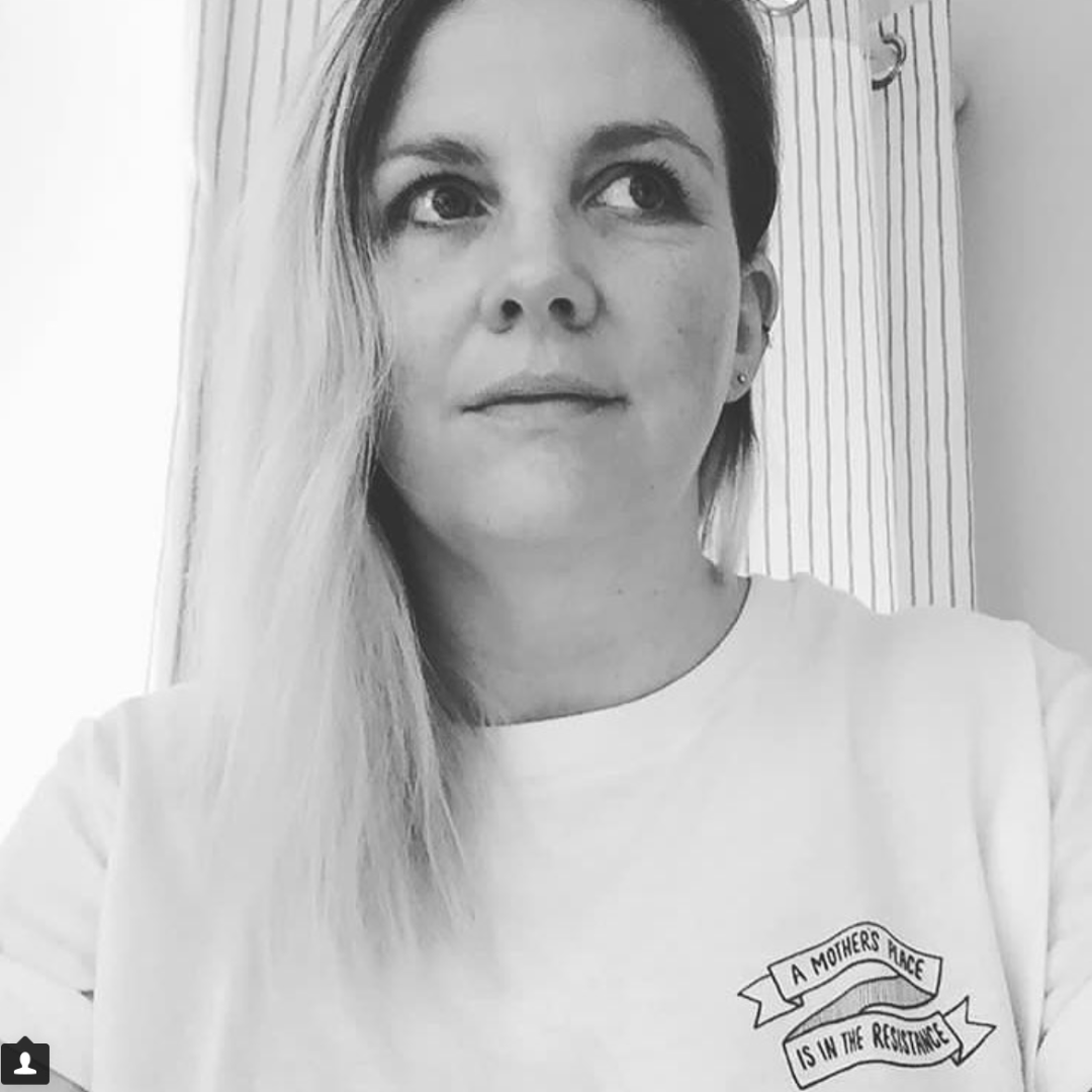 A Mother's Place Mama Tee - Pink Black & Beech