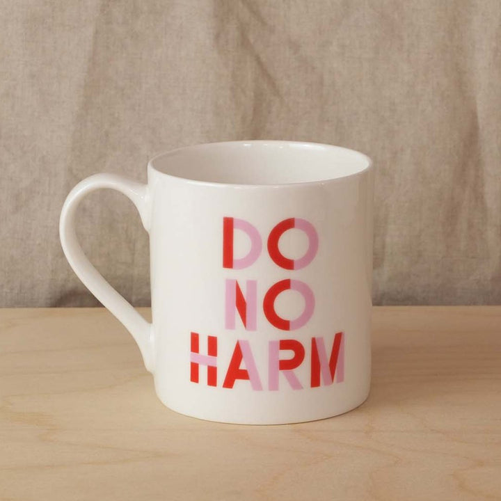 'Do No Harm, Take No Shit' Mug Black & Beech