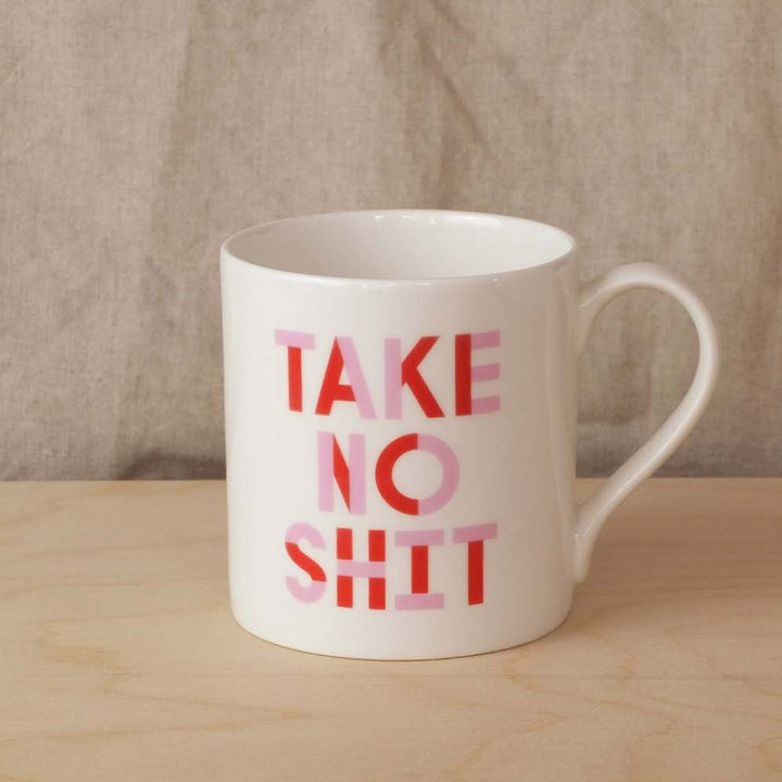 'Do No Harm, Take No Shit' Mug Black & Beech