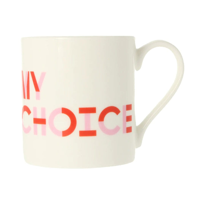My Body, My Choice Mug Black & Beech
