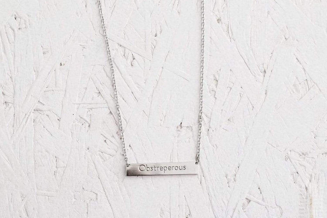 Obstreperous Necklace Black & Beech