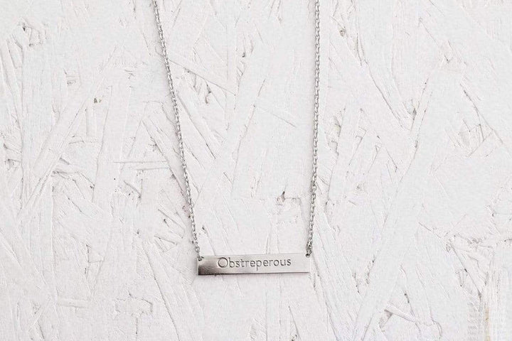 Obstreperous Necklace Black & Beech