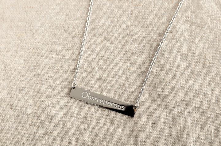 Obstreperous Necklace Black & Beech