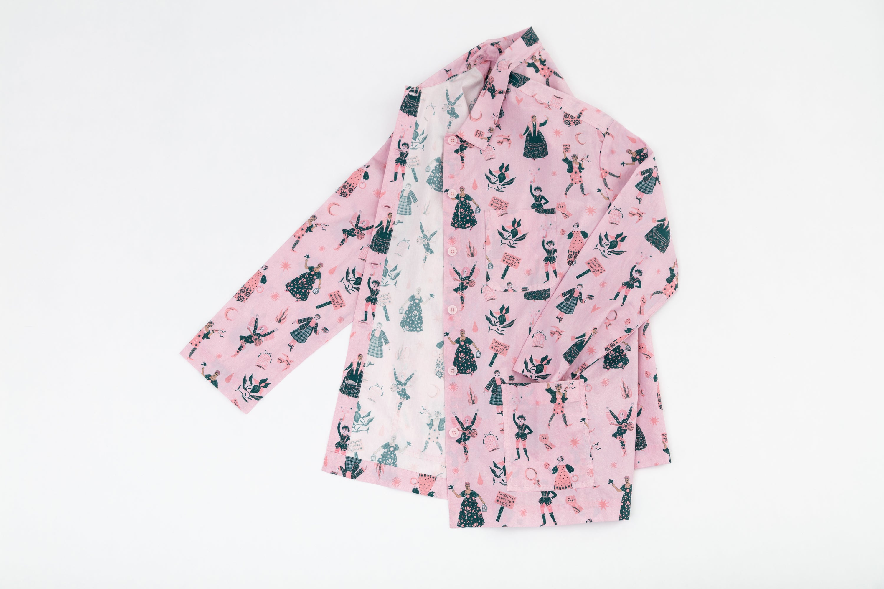 Feminist Icon Pyjama Story - Black & Beech