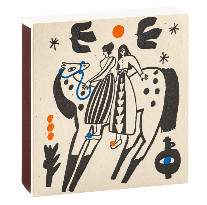 Sisterhood | Square - Safety Matches - Black &amp; Beech