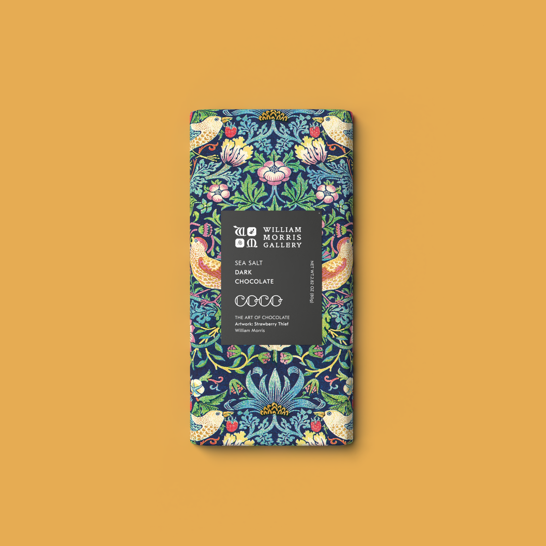 PREORDER - Sea Salt Dark Chocolate William Morris Limited Edition