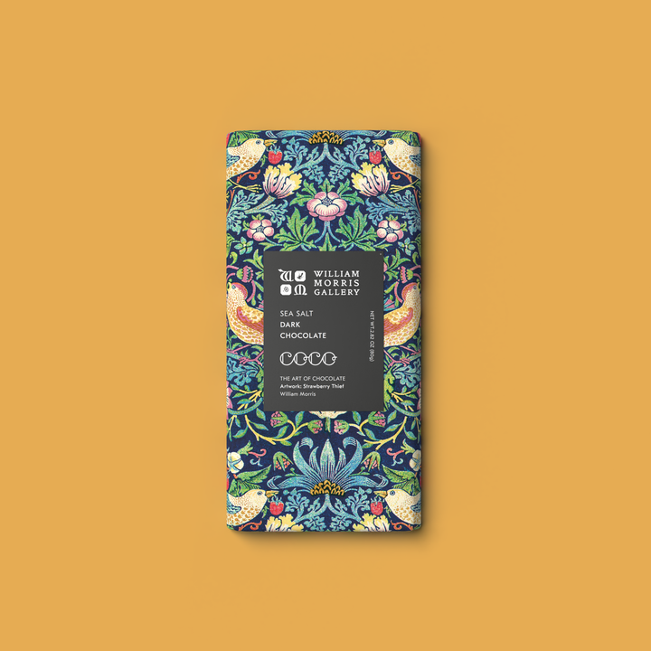 PREORDER - Sea Salt Dark Chocolate William Morris Limited Edition