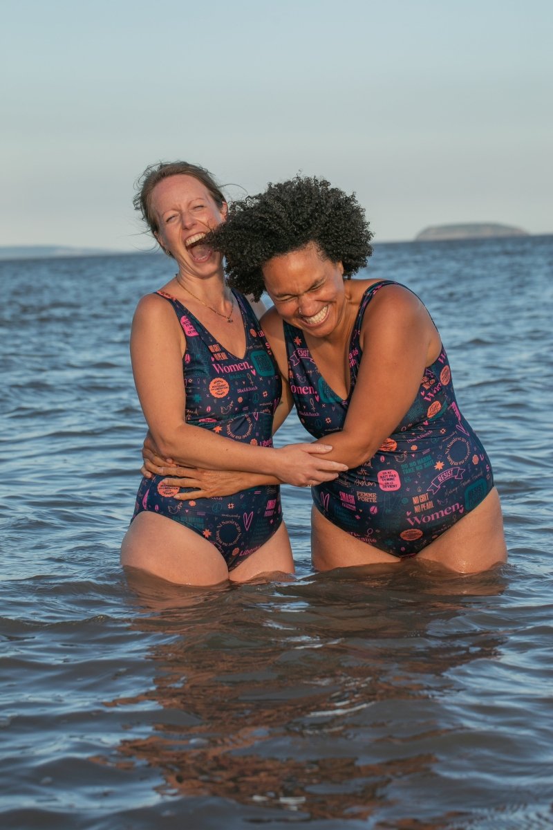 Solas Swimming Costume - Black &amp; Beech4