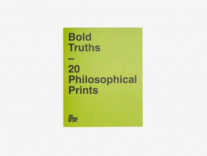 Bold Truths 20 Philosophical Prints Book