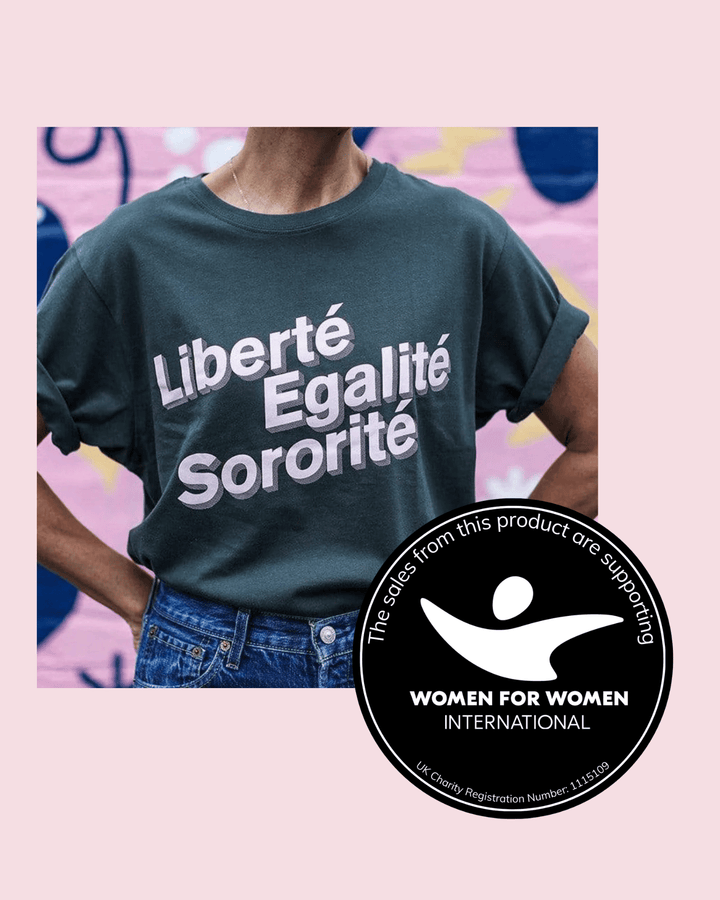 PREORDER - Liberté, Egalité, Sororité® Charcoal T-Shirt