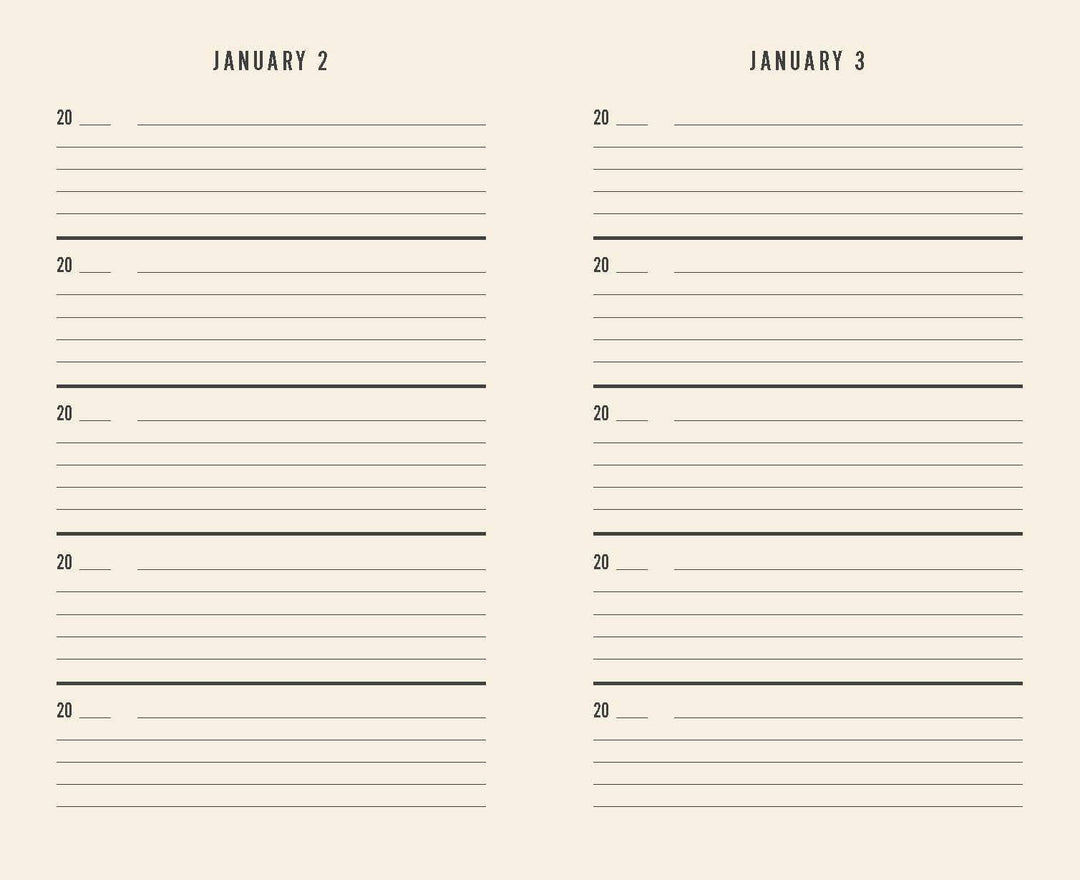Canvas One Line a Day - A Five-Year Memory Journal