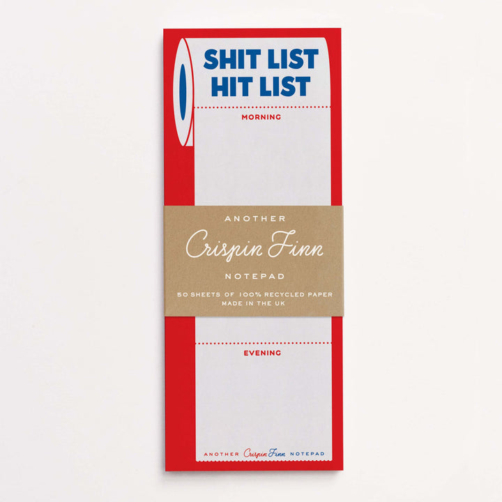 Shit List/ Hit List Note Pad