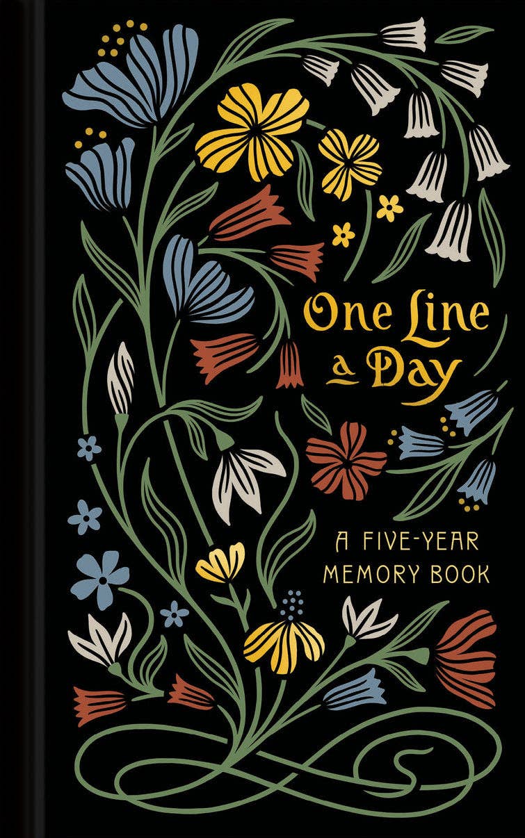 Nouveau One Line a Day - A Five-Year Memory Book - Black & Beech