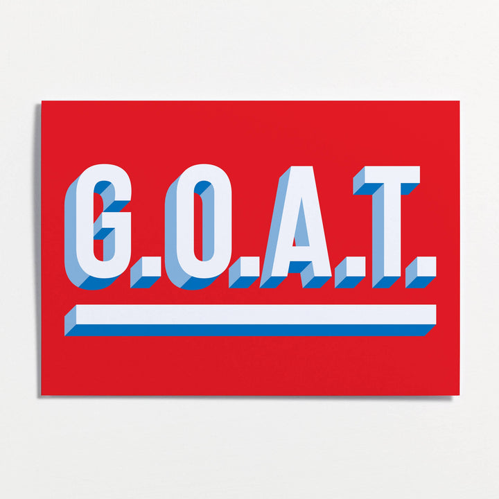 Greatest Of all Time Greeting Card