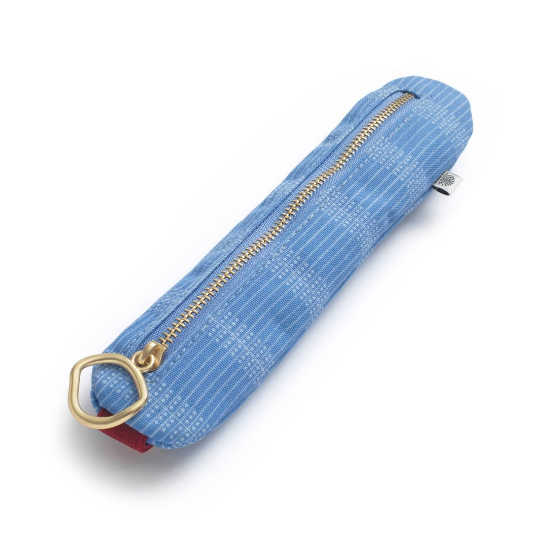 Elastic Pen Pouch: Blue