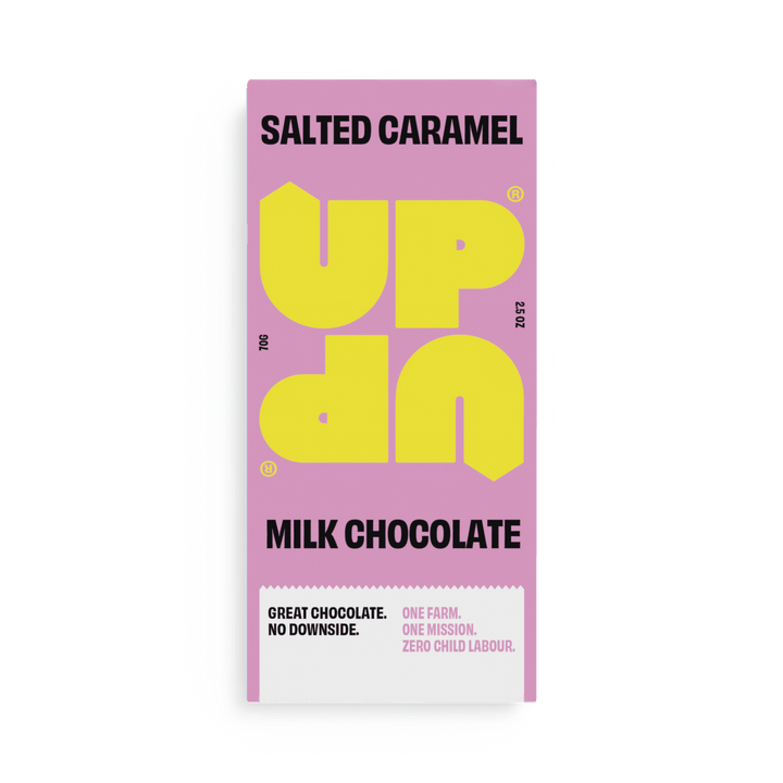 UP-UP - Salted Caramel Milk Chocolate Bar - 70g
