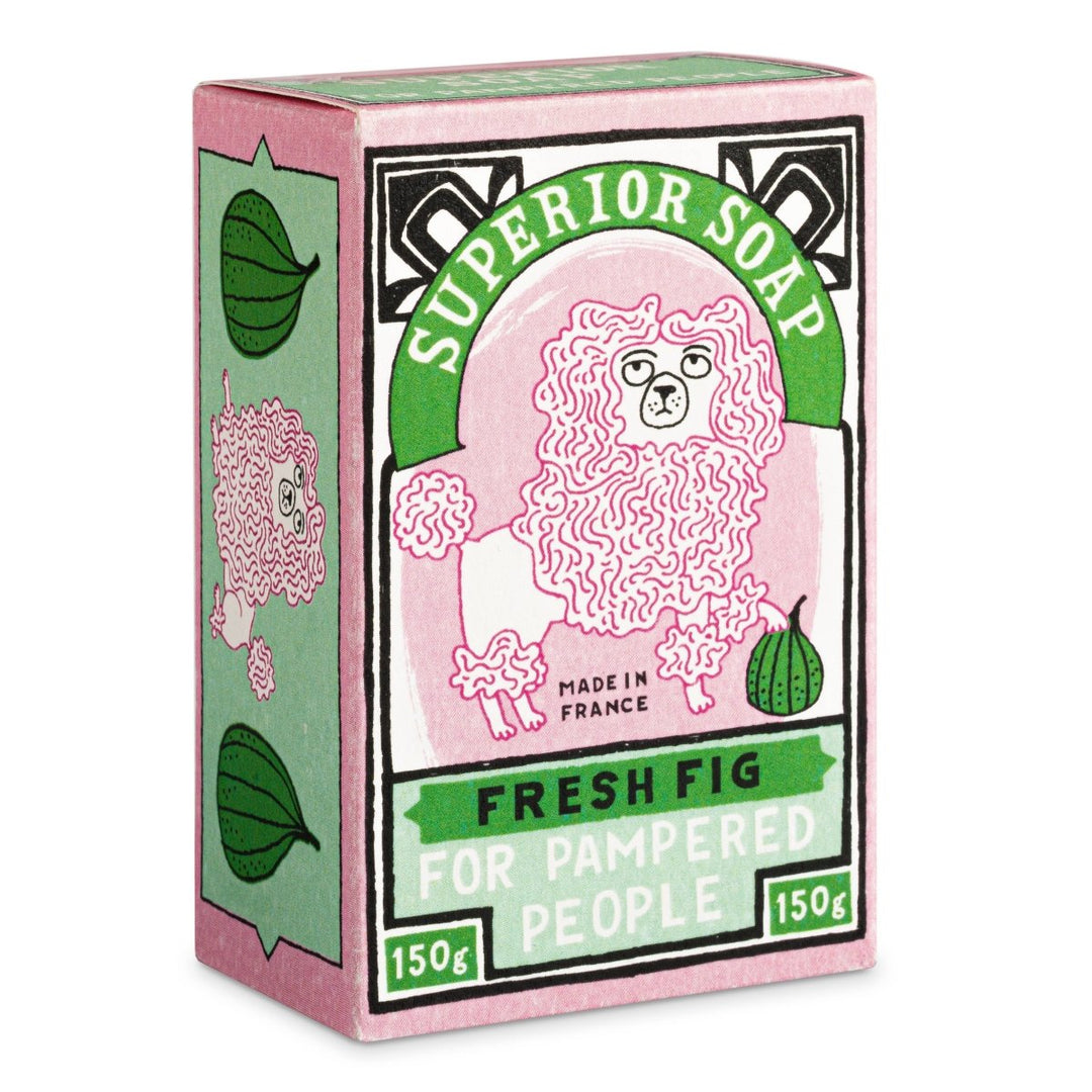 Fig Poodle | Hand Soap Bar - Black &amp; Beech