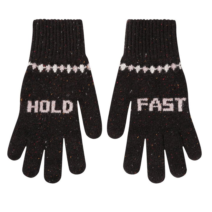 Hold Fast Gloves in Peat - Black &amp; Beech