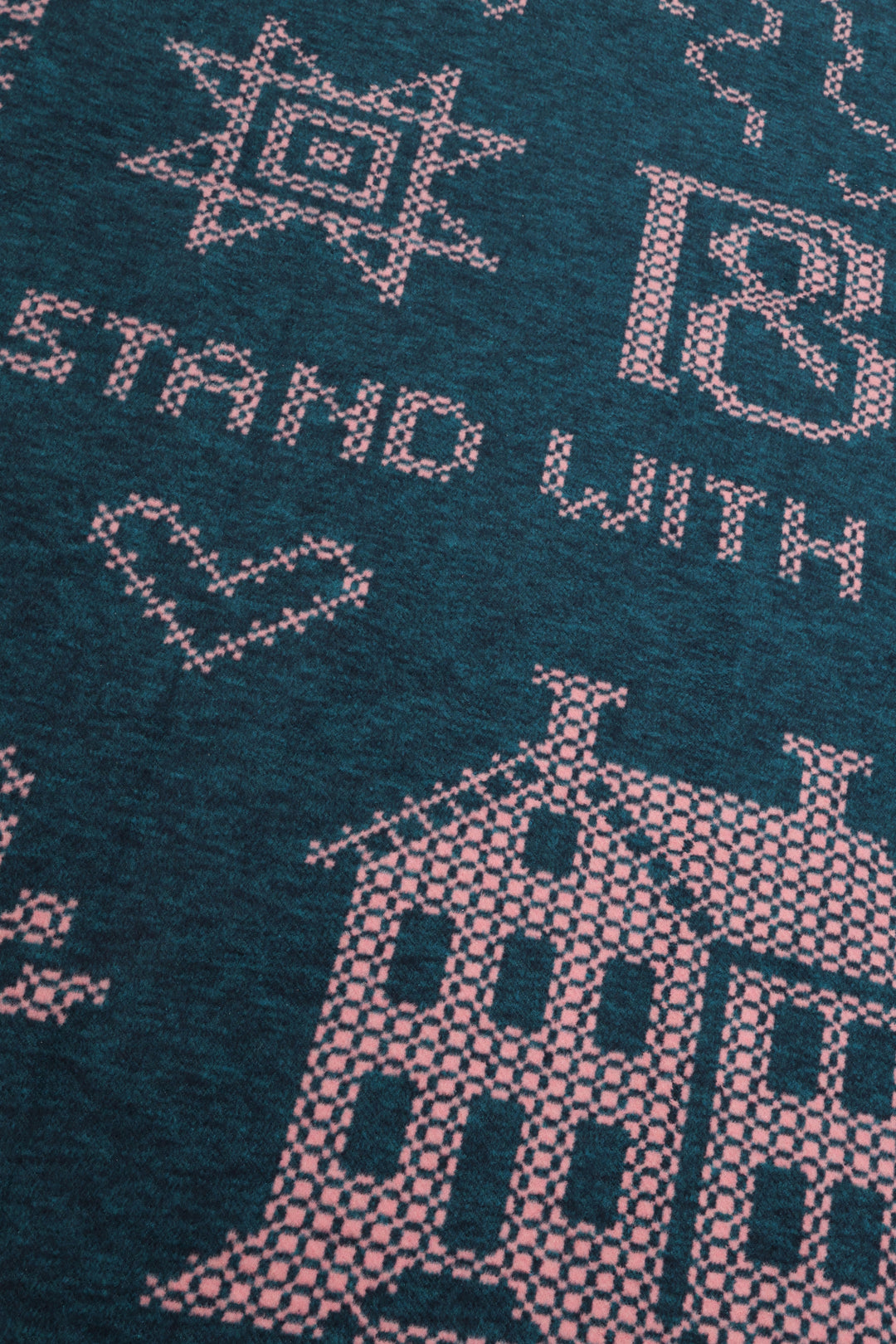 Feminist Cross Stitch Inspired Blanket