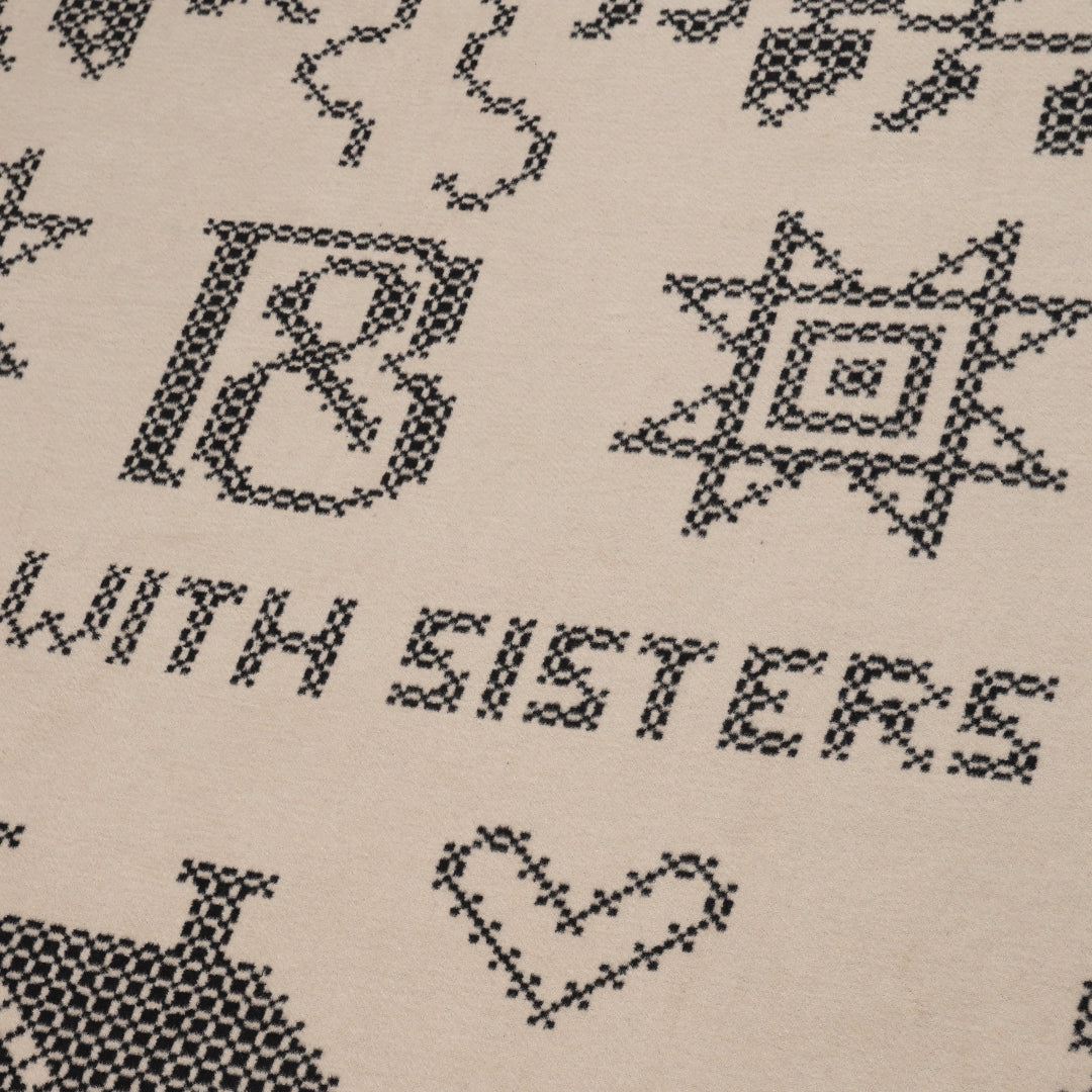 Feminist Cross Stitch Inspired Blanket