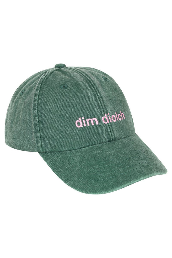 Dim Diolch Baseball Cap - Black &amp; BeechPink