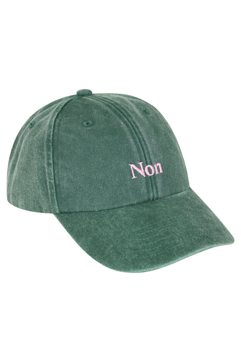 Non Baseball Cap - Black &amp; BeechStonewash Green